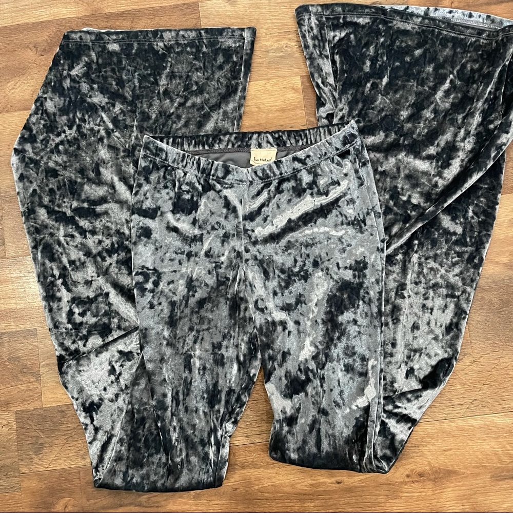 Like new velvet bell bottom pants